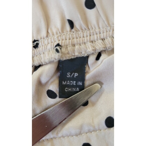 ATM Anthony Thomas Melillo Polka-Dot Silk Cropped Pants - Picture 4 of 8